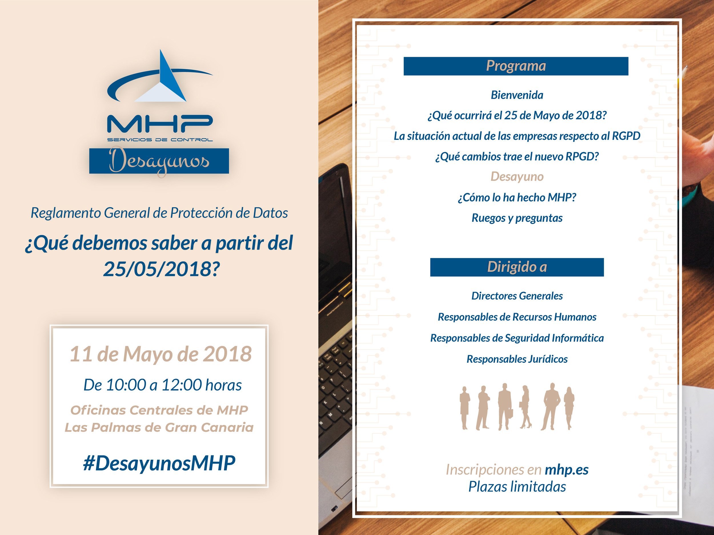 Lo que debemos saber sobre el RGPD a partir de Mayo 2018 #DesayunosMHP